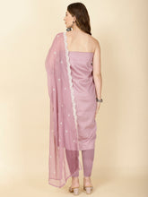 All Over Embroidery Cotton Unstitched Suit Piece With Dupatta